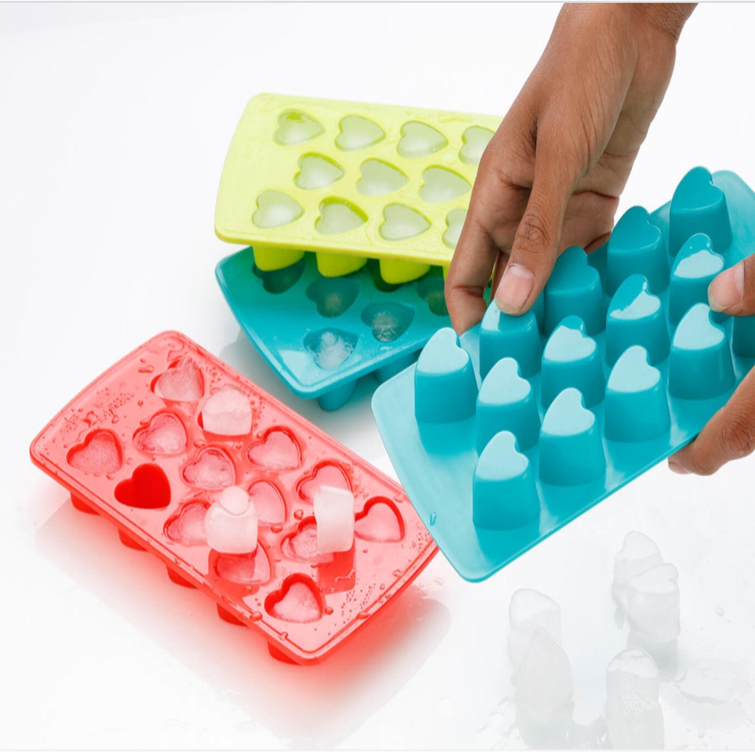 1133  Heart Shape Ice Cube Tray - SkyShopy 1133  Heart Shape Ice Cube Tray - SkyShopy